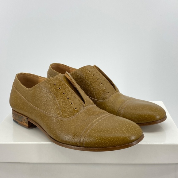 Margiela Nail Heel Leather Shoes